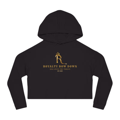 Royalty Cropped Hooded Sweatshirt