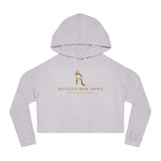 Royalty Cropped Hooded Sweatshirt