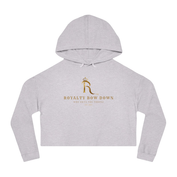 Royalty Cropped Hooded Sweatshirt