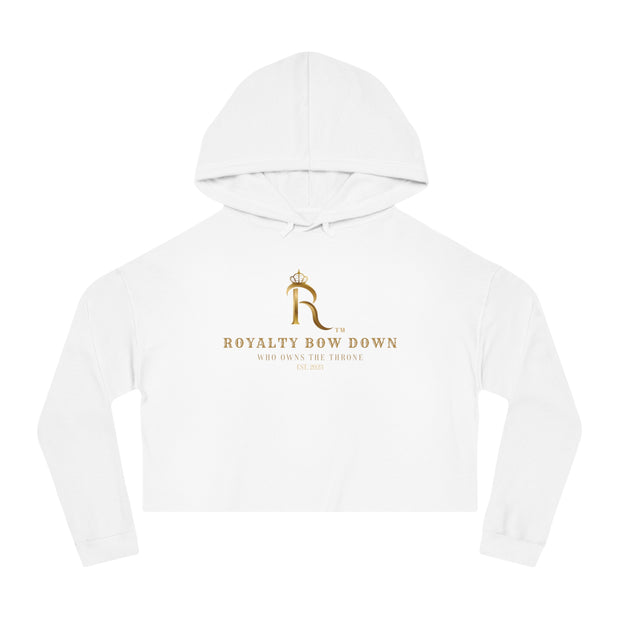 Royalty Cropped Hooded Sweatshirt