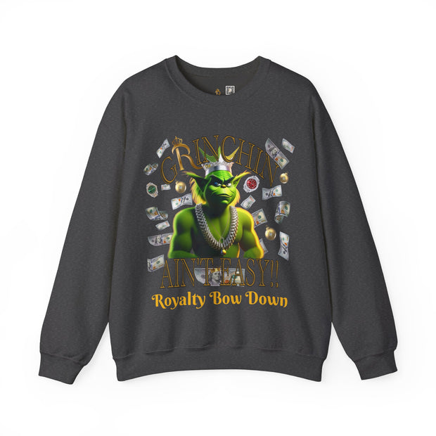 Grinchin Ain't Easy Crewneck Sweatshirt