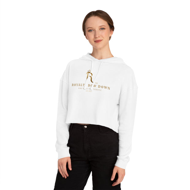 Royalty Cropped Hooded Sweatshirt