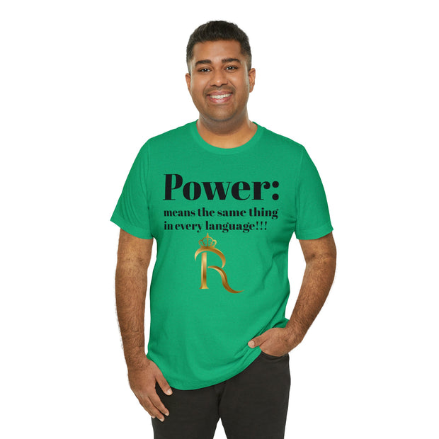 Power Short Sleeve Tee - Royalty Bow Down