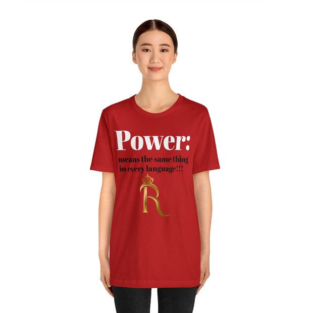 Power Short Sleeve Tee - Royalty Bow Down