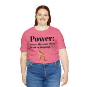 Power Short Sleeve Tee - Royalty Bow Down