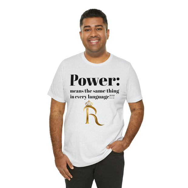 Power Short Sleeve Tee - Royalty Bow Down