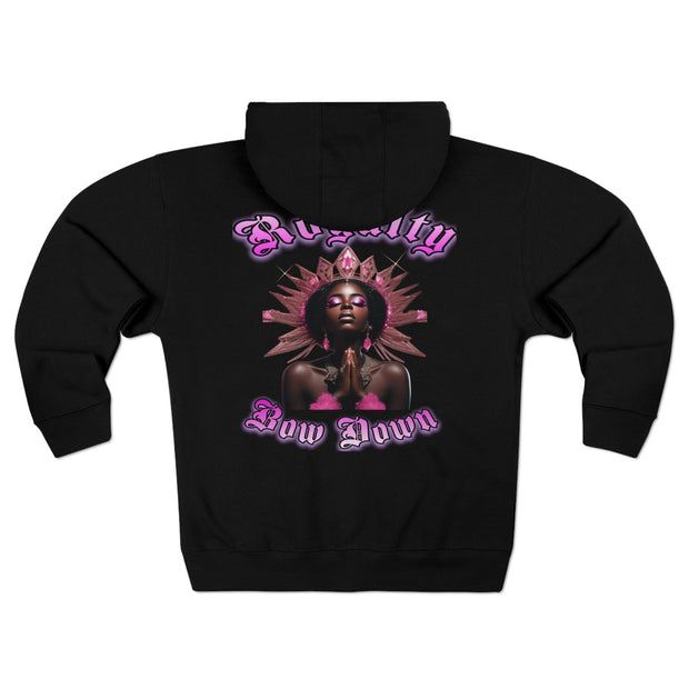 Unisex Premium Full Zip Hoodie - Royalty Bow Down